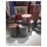 Vintage Industrial and Household Cans