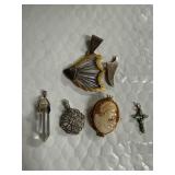 Five Assorted Jewelry Pendants