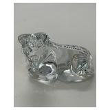 Crystal Baccarat Lion Figurine