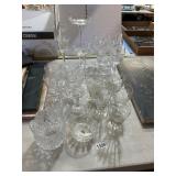 Large Assorted Glassware Lot