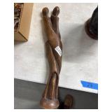 17-Inch Tall Wooden Carved Figure
