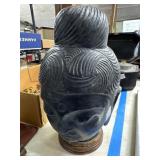 12-Inch Marble Bust of Asian Girl