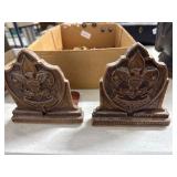 Boy Scout-Themed Book Ends
