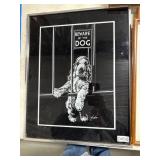 16x20 Vintage Beware of Dog Artwork