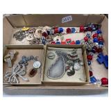 Costume Jewelry Lot With Some Sterling