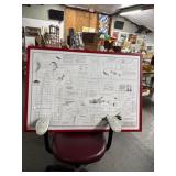 Framed P-38 Lightning Model Plan