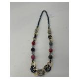 Faceted Agate and Crystal Necklace