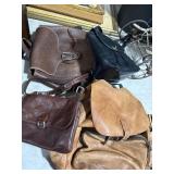 Leather Bags by Coach and Jack Georges