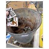 Stainless Bucket With Decorative Tiles