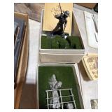 Franklin Mint Pewter Figures with Boxes