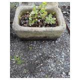 Rectangular Stone Garden Planter