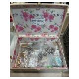 80-Piece Jewelry Lot With Fancy Case