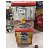 10-Cent Northwestern Gumball Machine
