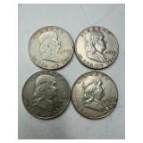 1950 Franklin Half Dollar Coin Set