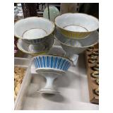 5 Limoges Porcelain Compotes