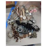 Costume Jewelry and Watch Lot