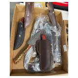 15 different sizes Hunting Knives with Sheaths