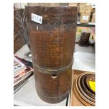 Wooden Butter churn with Metal Bands