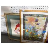 Framed 2-Piece Artwork Lot