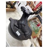 Cast Iron Moose-Shaped Pot with Lid