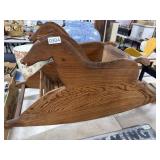 Wooden Child's Rocking Horse