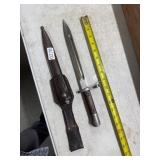 German WWII Bayonet With Leather Frog