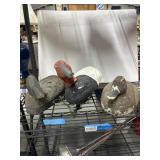 Three Handcrafted Duck Decoys