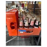 Vintage Coca-Cola Bottles with Crate