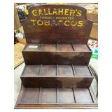Vintage Wooden Tobacco Display Stand