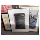3pc Lot of Framed Artworks