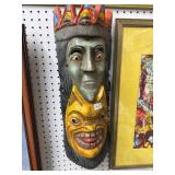 Hand-Painted Wooden Mask