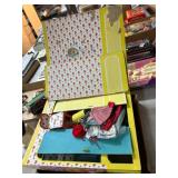 Vintage Doll Wardrobe With Accessories
