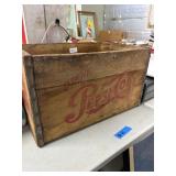 Pepsi-Cola Wooden Crate with Dividers