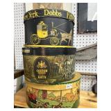 3 Vintage Hat Boxes