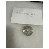1886 Morgan Silver Dollar UNC Condition