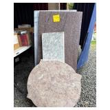 Four-Piece Assortment of Stone Slabs