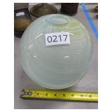 7-Inch Diameter Art Glass Vase