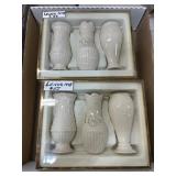 Lenox Ivory Miniature Vases