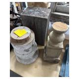 3 Wooden Bases for Display or DIY