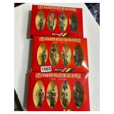 3 Britains Metal Models Figurines