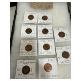 10 Dutch VOC Copper Duit Coins