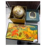 Waterford Ornament and Wall Plaque