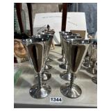 Eight Silver Goblets