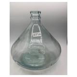 Clear Glass Bottle, 12x14 Inches