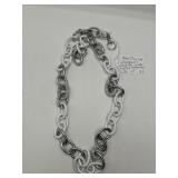 Ann Taylor Enamel and Crystal Necklace