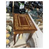 Italian Inlaid Music Jewelry Box Stand