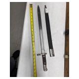 WWII Era Bayonet with Scabbard