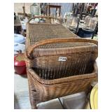 Wicker Basket with Handles, 32-Inch