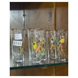 Six Mid-Century Glasses