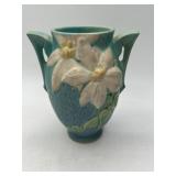 Roseville Pottery Clematis Vase, 7'